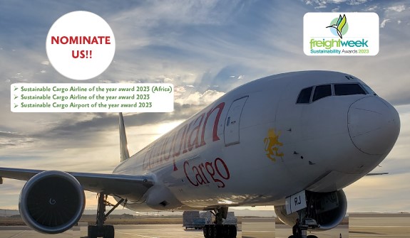 Ethiopian will be Participating in Freghtweek Sustainability Awards 2023