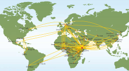 Extended global network